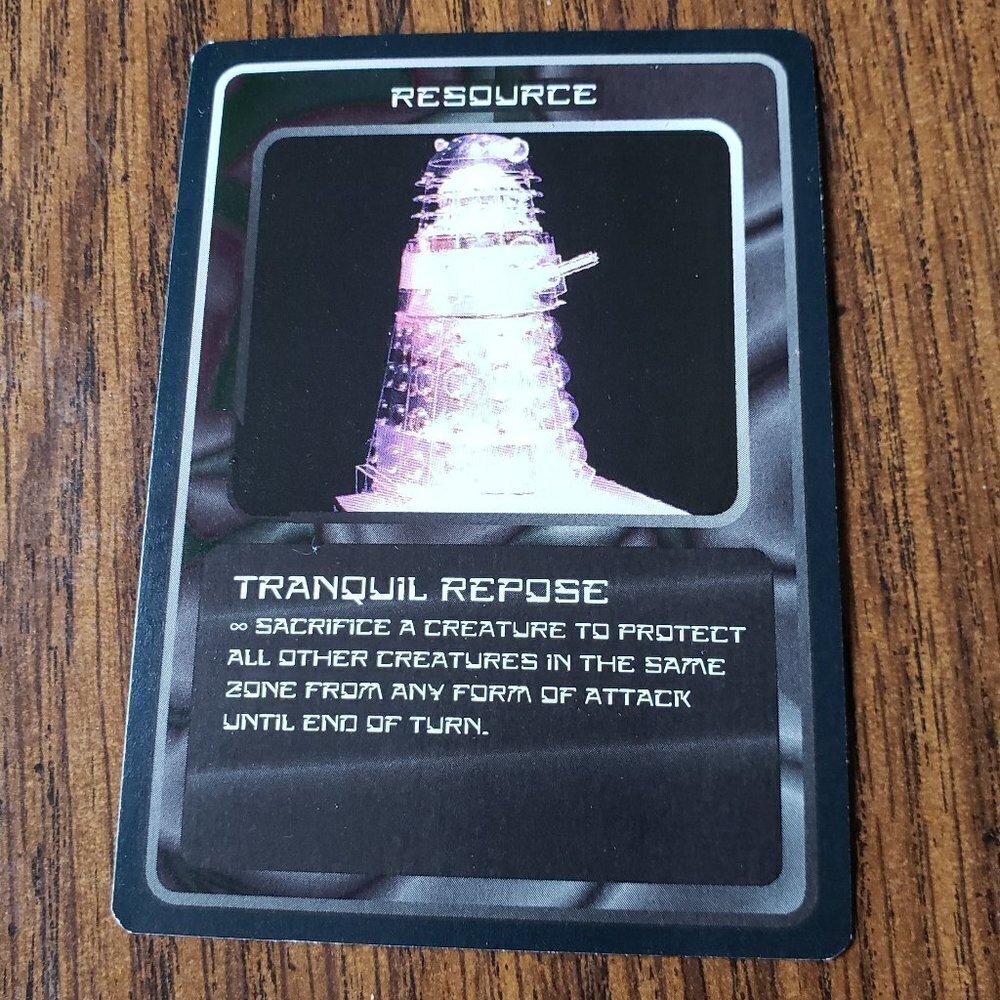 1996 Doctor Who - Collectible Card Game Card Game Tranquil Repose - Near Mint